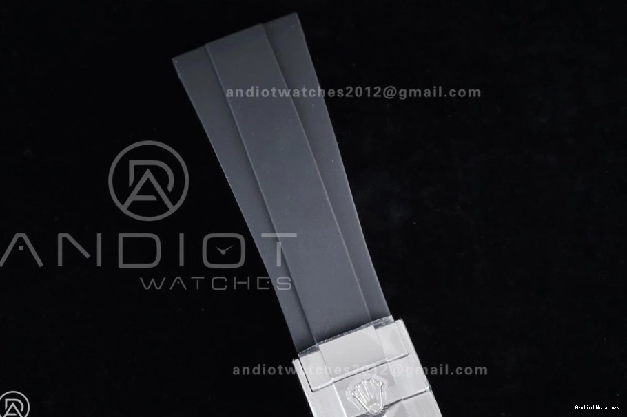 SoftTouch Diamonds Strap Silver Daytona VS4131 on Dial Edition 816 Oysterflex 1:1 VSF Best Black V2 (Weighted) 126519 1123